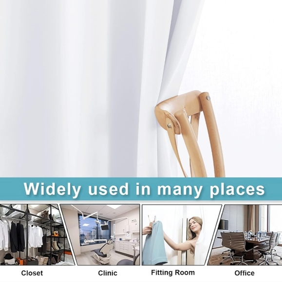 4 panels white, room darkening, insulated drapes 100" x 84" - Picture 3 of 8